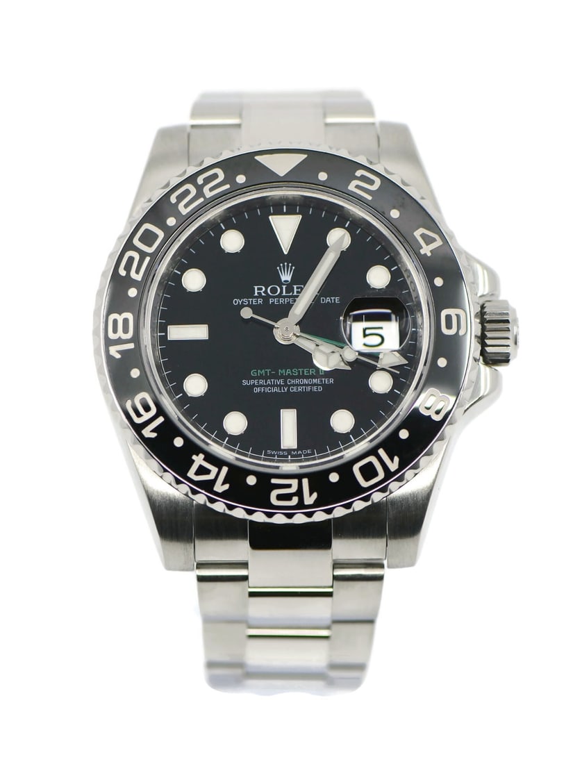 Rolex GMT-Master II 40mm Stainless Steel Watch 116710LN with Box and Papers (1 of 6)