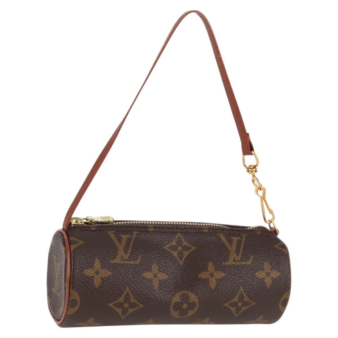 Louis Vuitton Monogram Papillon Pouch Authentic France: Louis Vuitton Monogram Papillon Pouch Authentic France This authentic Louis Vuitton Monogram Papillon Pouch is a stylish accessory crafted from durable Monogram Canvas, featuring the iconic Louis Vuit