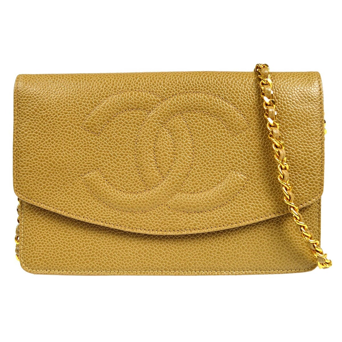 Chanel Brown Caviar Leather Timeless WOC Wallet on Chain 4472879: Chanel Brown Caviar Leather Timeless WOC Wallet on Chain 4472879 Introducing the Chanel Brown Calfskin Timeless Wallet on Chain, a sophisticated accessory that combines elegance with functionality. Cr