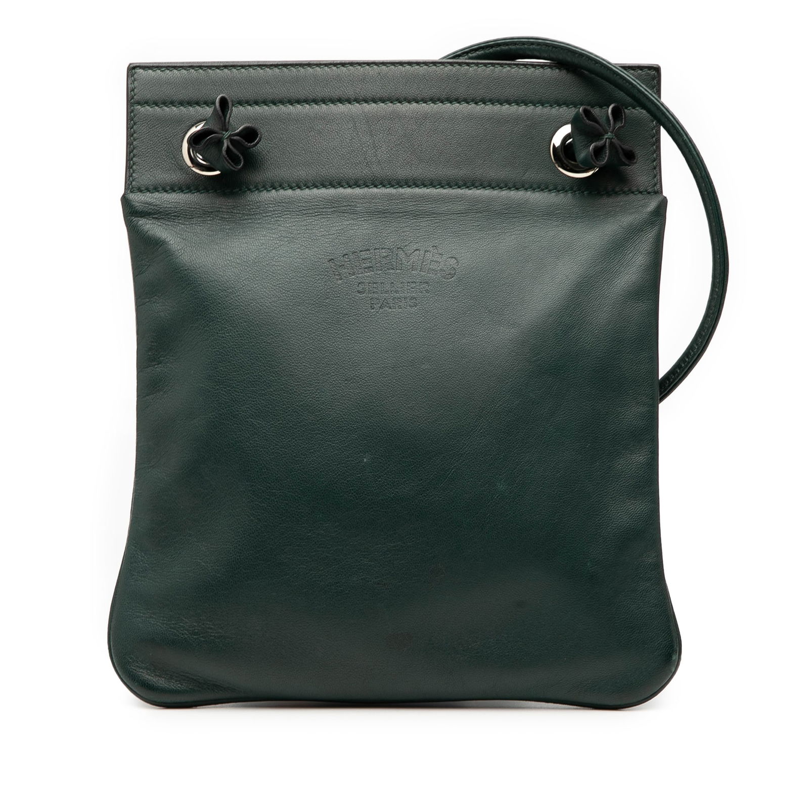 Hermes Mini Swift Aline Bag in Vert Rousseau Green Leather (1 of 7)