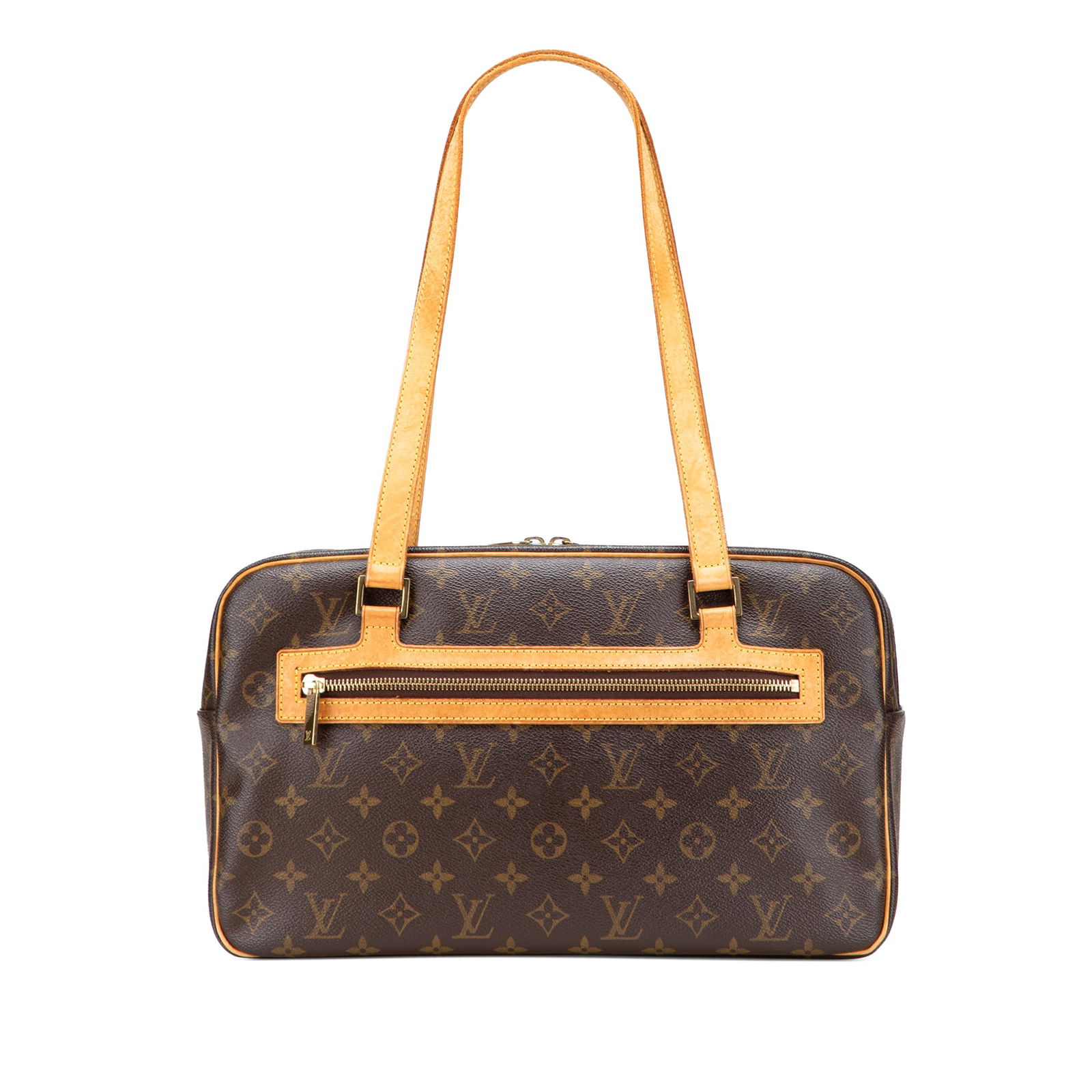 Louis Vuitton Monogram Cite GM Stylish Canvas Bag with Leather Trim (1 of 13)