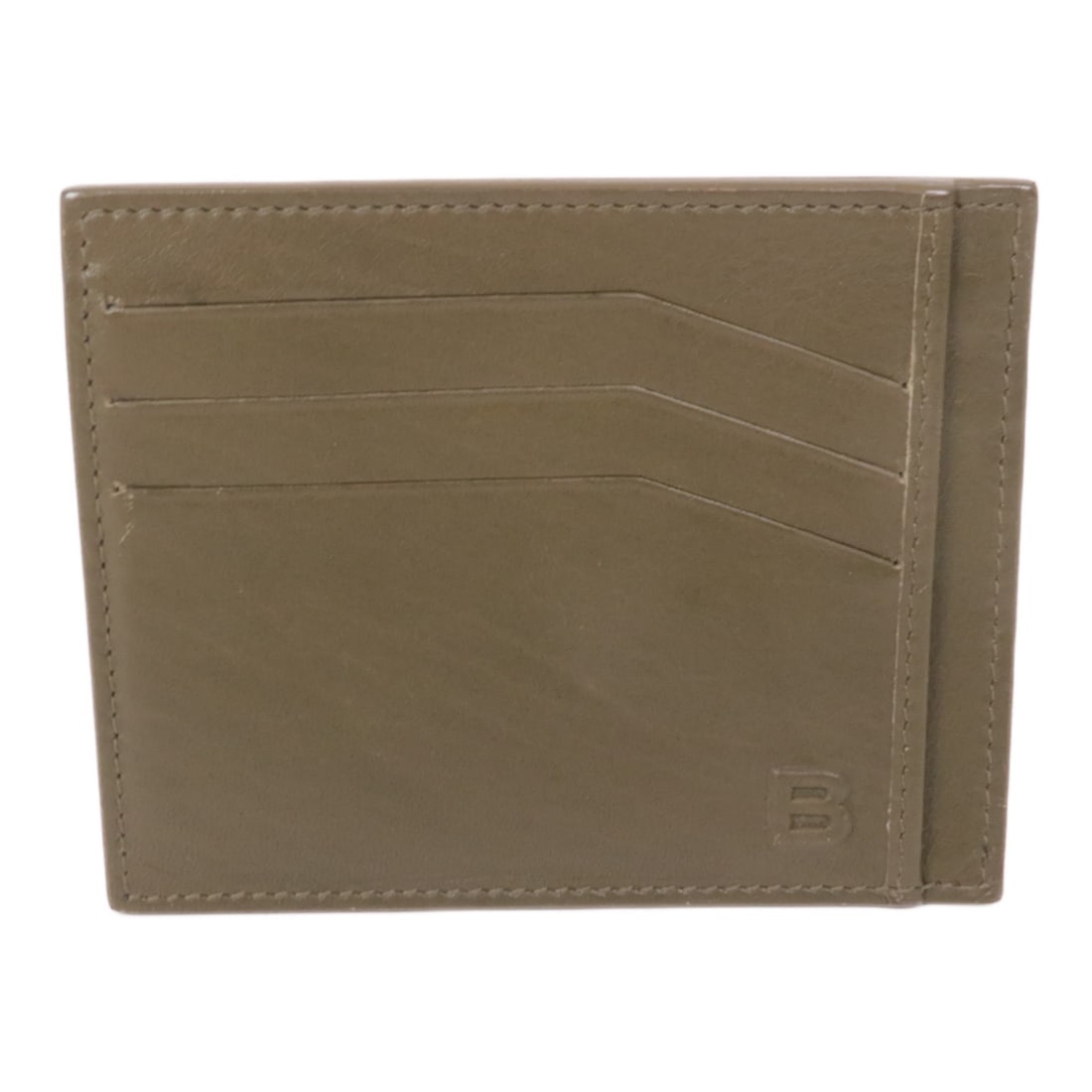 BALENCIAGA GHW Coin Card Case 436097 Green Leather with Orange Accents: BALENCIAGA GHW Coin Card Case 436097 Green Leather with Orange Accents This BALENCIAGA coin card case is an elegant accessory crafted from high-quality leather, featuring a striking combination of gre
