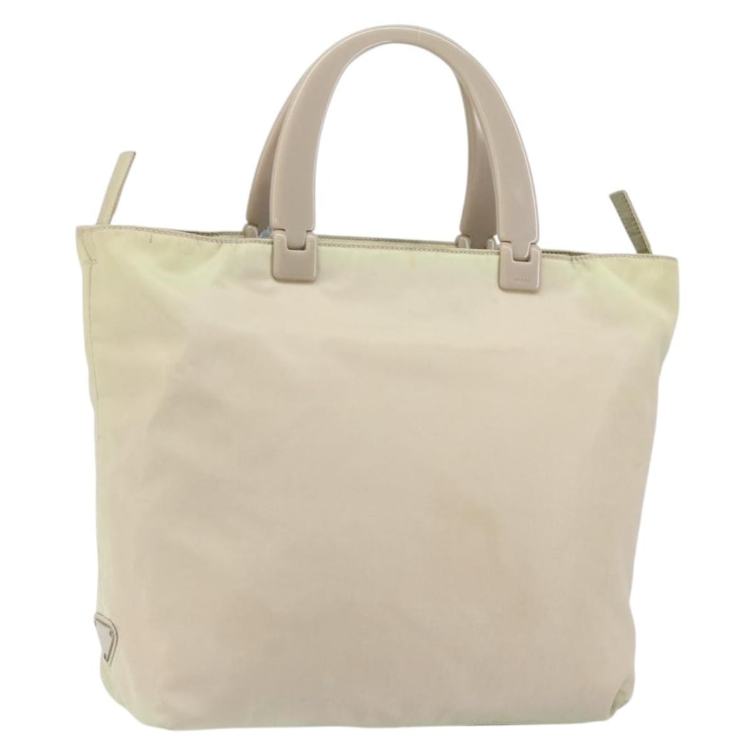Beige Tote Bag with Resin Handles by Prada (1 of 1)