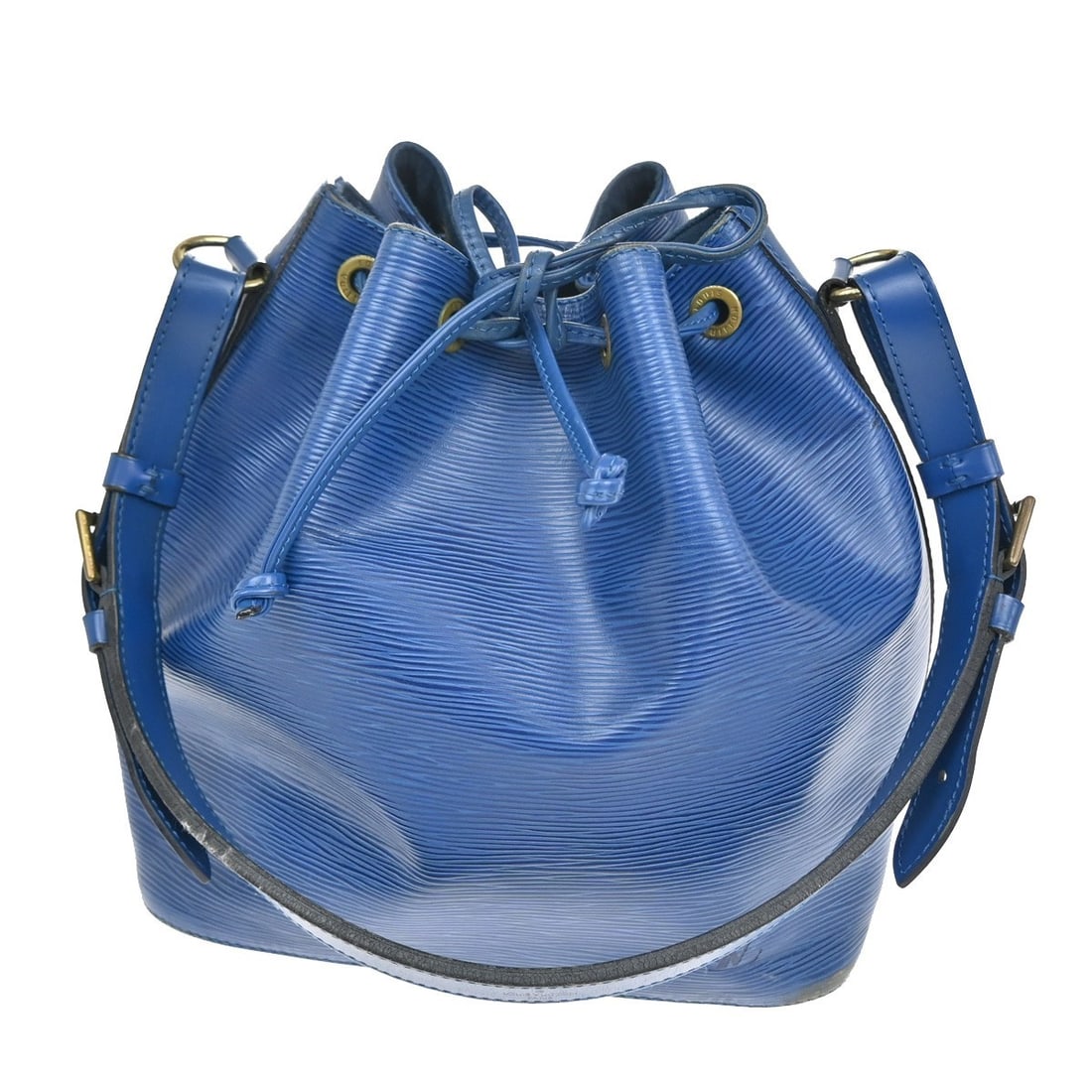 Louis Vuitton Blue Petit Noe Shoulder Bag (1 of 1)