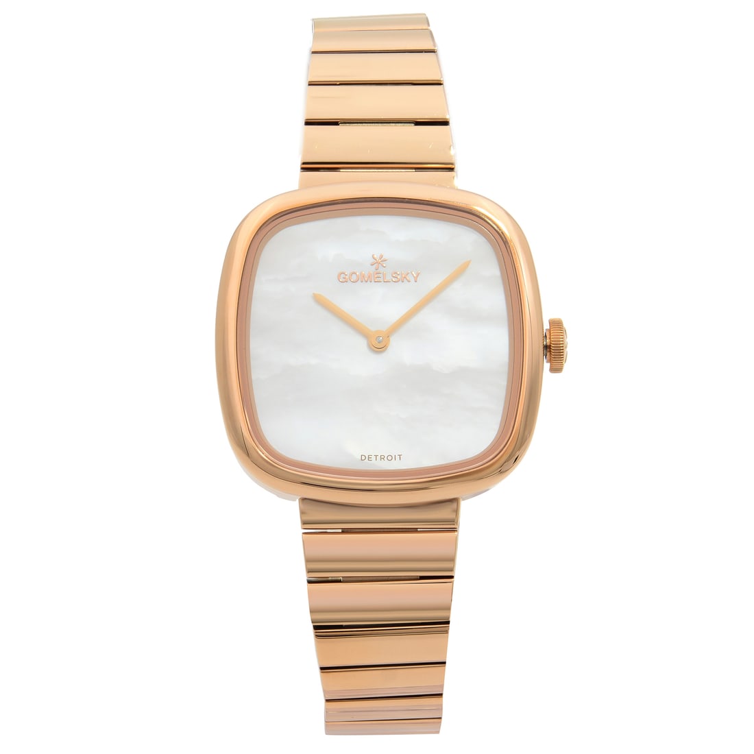 Gomelsky Eppie Sneed Rose Gold Quartz Ladies Watch G0120095029 with MOP Dial: Gomelsky Eppie Sneed Rose Gold Quartz Ladies Watch G0120095029 with MOP Dial Introducing the Gomelsky Eppie Sneed Ladies Watch, a sophisticated timepiece designed for the modern woman. This elegant wr