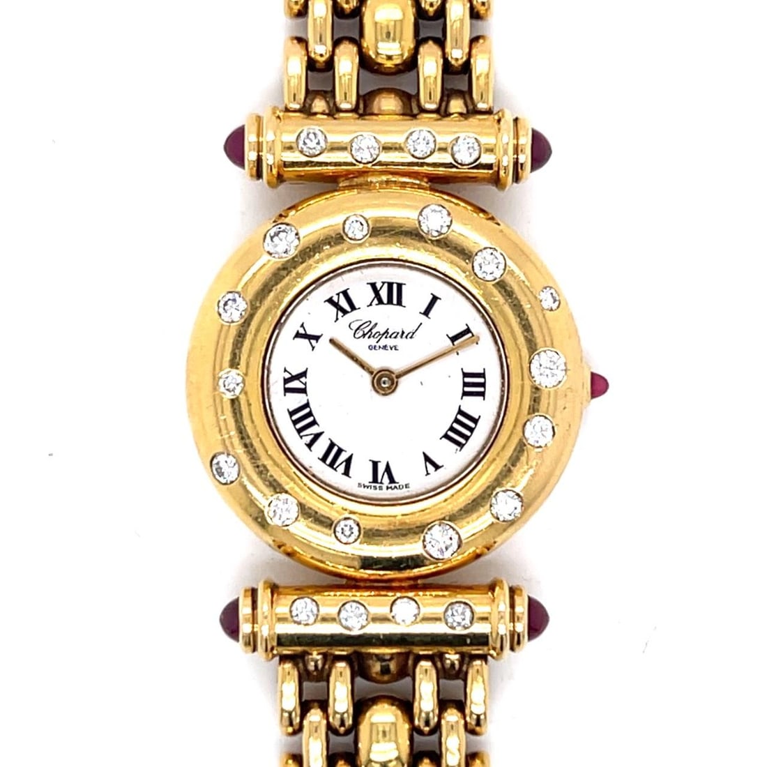 Chopard 18K Yellow Gold Ladies Watch with Diamonds and Rubies (1 of 4)
