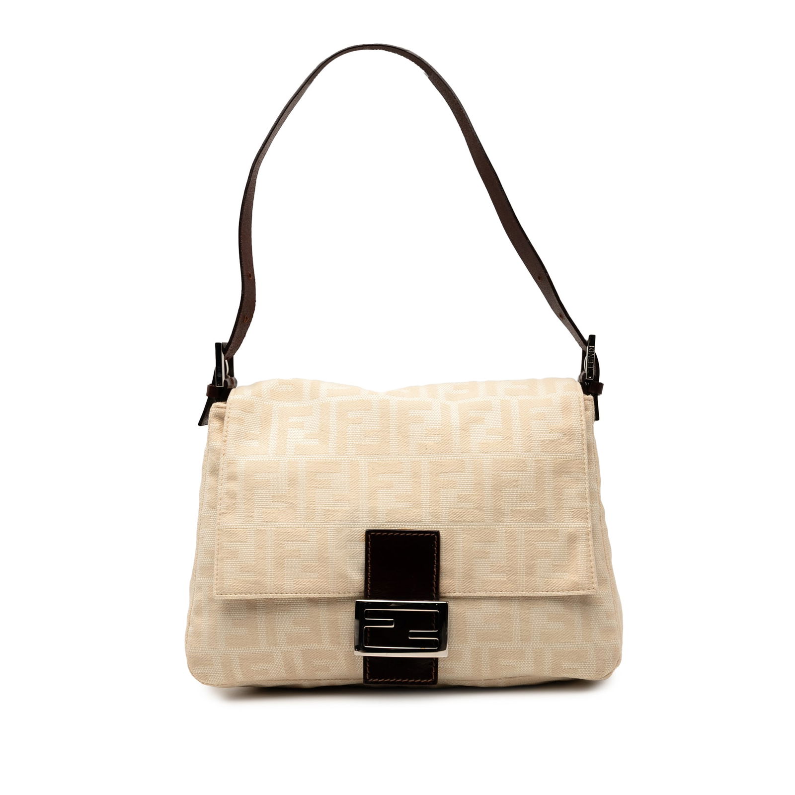 Fendi Mamma Forever Zucca Pattern Canvas Shoulder Bag (1 of 7)