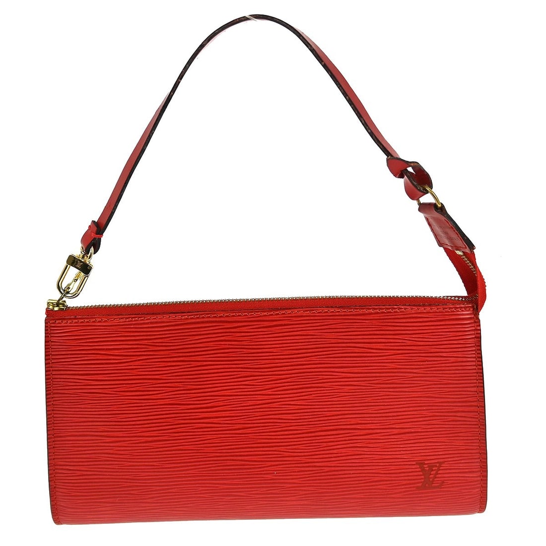 Louis Vuitton Epi Pochette Accessoires 24 Handbag Red M5298E (1 of 8)