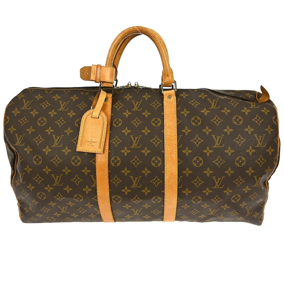 Louis Vuitton Keepall 55 Monogram Travel Handbag M41424 (1 of 7)