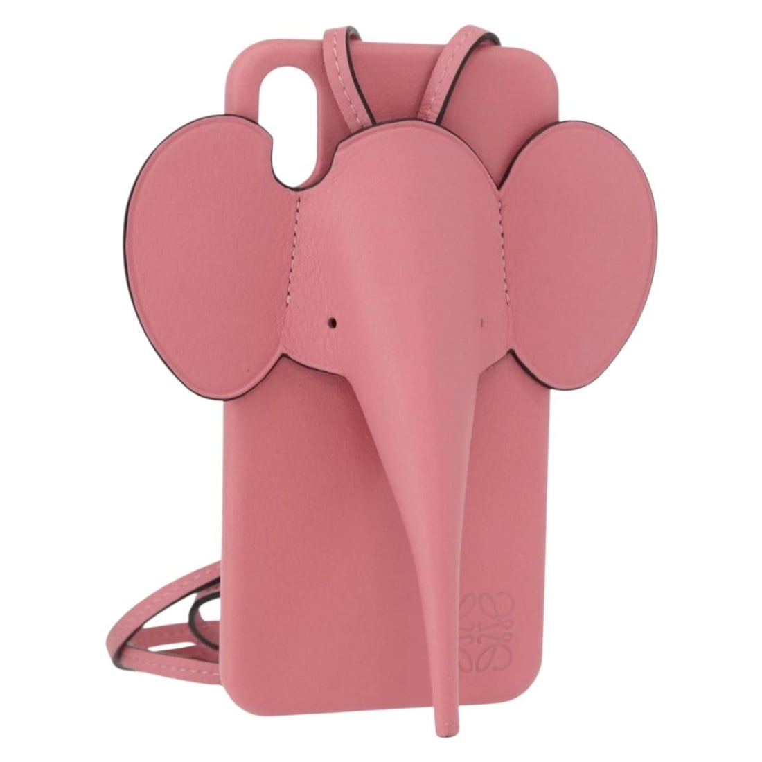 LOEWE Pink Leather iPhone XS Case Authentic BA7693: LOEWE Pink Leather iPhone XS Case Authentic BA7693 This LOEWE iPhone XS Case is a luxurious accessory made from high-quality leather in a vibrant pink color. Crafted in Spain, it combines style and fu