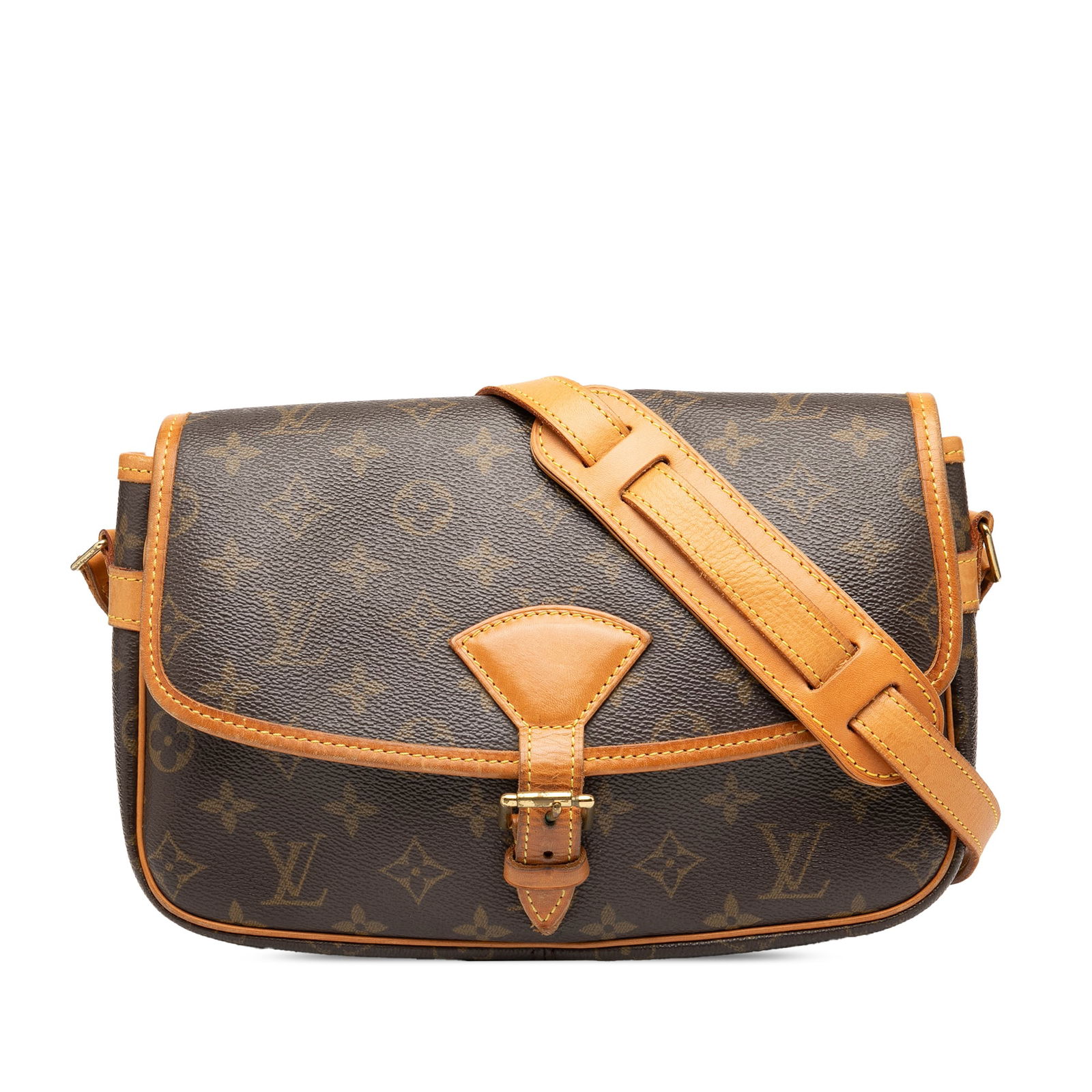 Louis Vuitton Monogram Sologne Bag with Vachetta Trim (1 of 8)