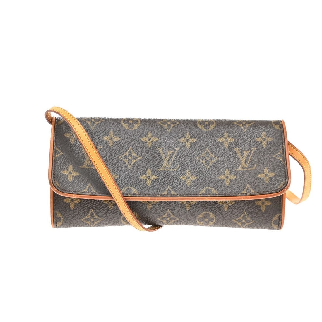 Louis Vuitton Pochette Twin GM Shoulder Bag in Brown (1 of 1)