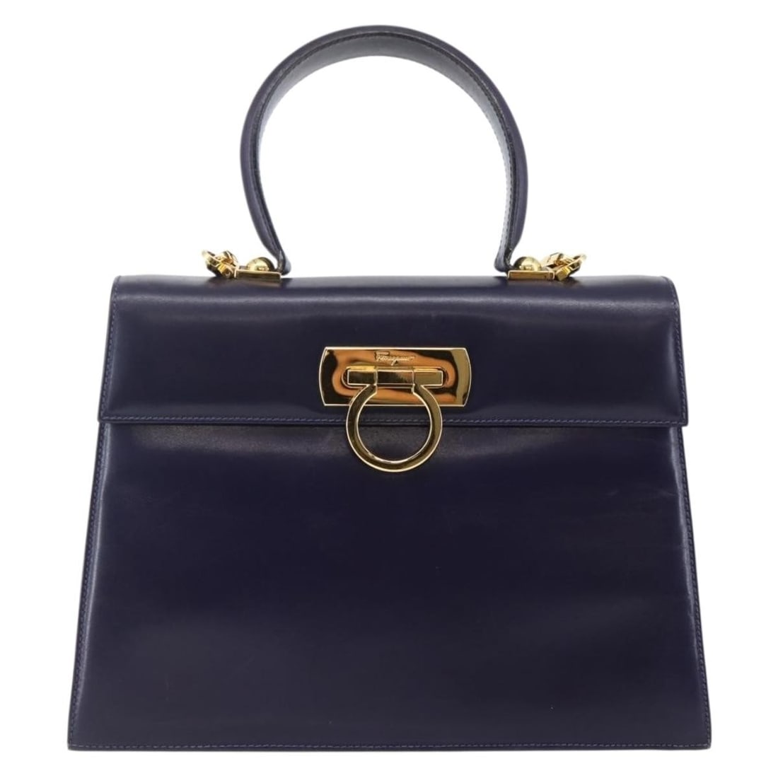 Purple Gancini Convertible Handbag by Salvatore Ferragamo (1 of 2)