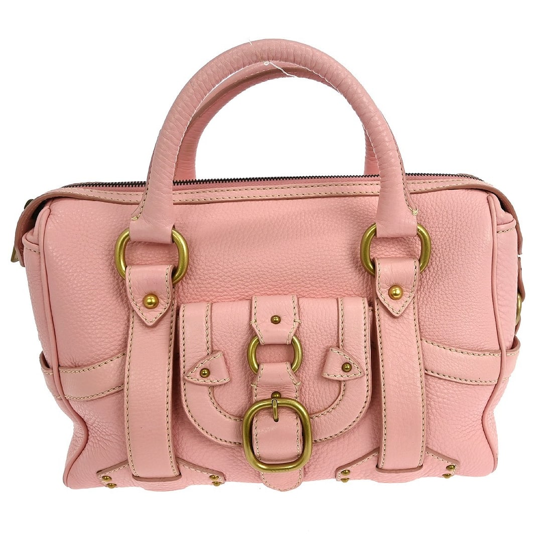 CELINE Pink Leather Handbag CE00/15 NQ02155 Casual Style (1 of 8)