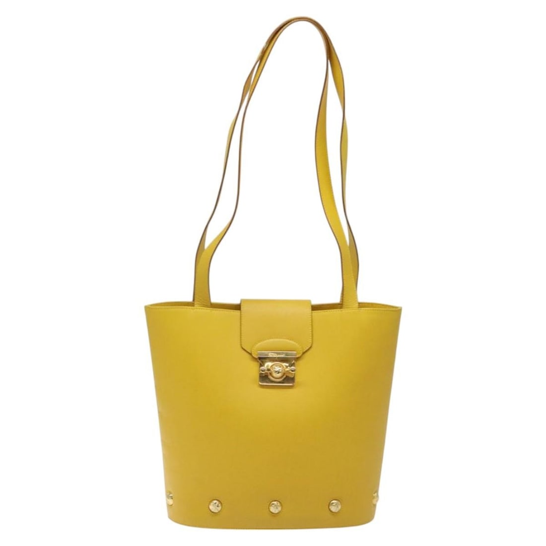 Yellow Salvatore Ferragamo Shoulder Purse for Women (1 of 2)