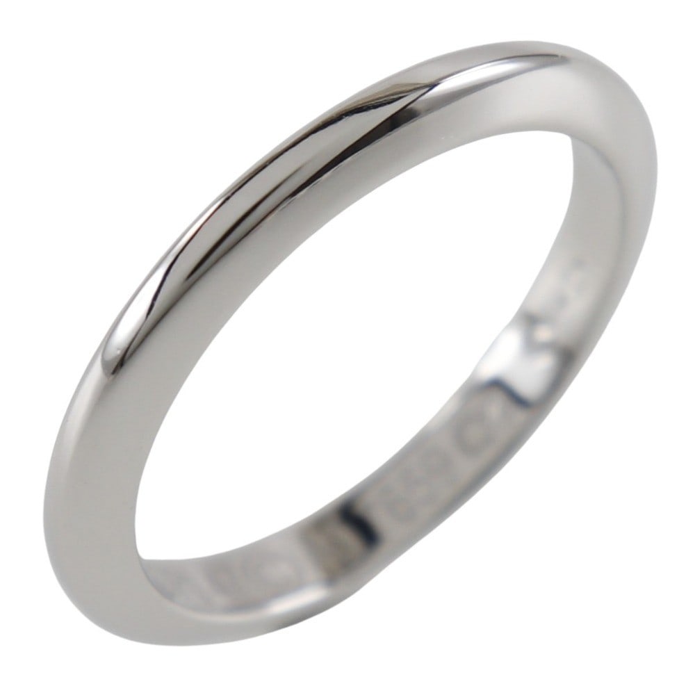 1895 Silver Wedding Ring by Cartier for Women: 1895 Silver Wedding Ring by Cartier for Women This is a Cartier 1895 wedding band crafted in silver, designed for women. The ring shows signs of previous use, including minor scratches, some discolora