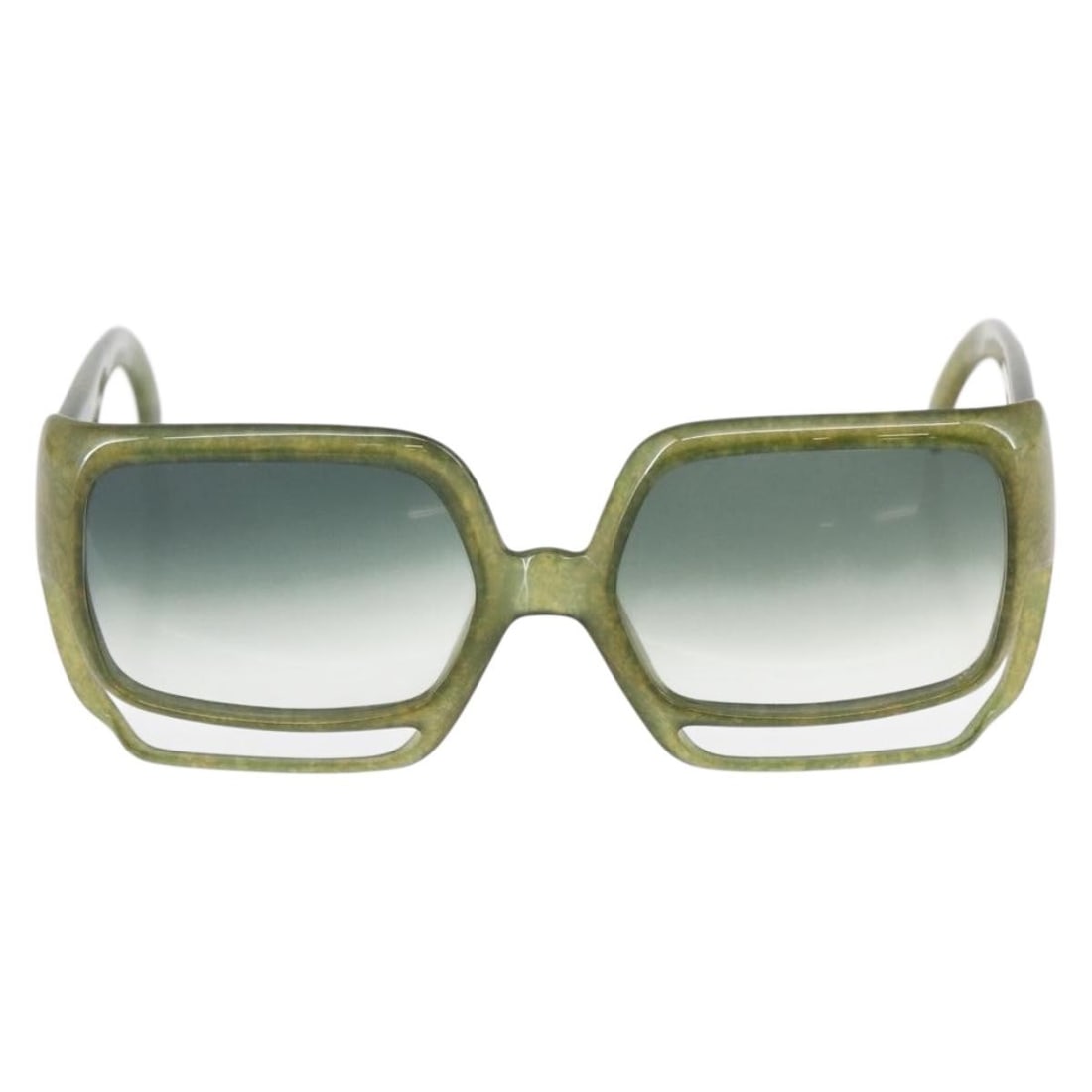 Green CD Logo Sunglasses by Christian Dior for Women (1 of 2)