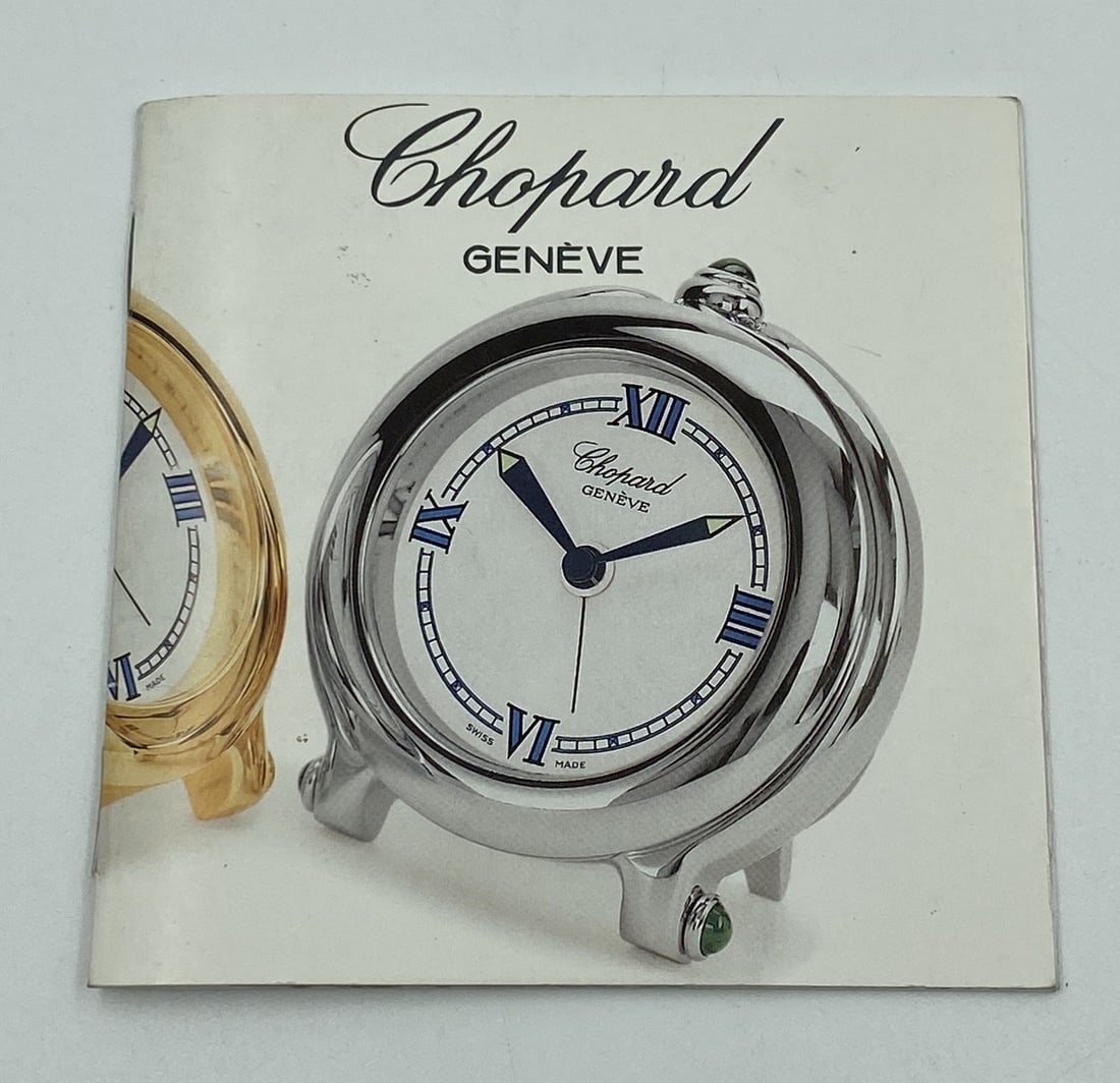 Chopard Geneve Watch Instruction Manual Store Display: Chopard Geneve Watch Instruction Manual Store Display This Chopard Geneve watch instruction manual is an essential guide for your timepiece. It is a pre-owned item and is categorized as a store displa
