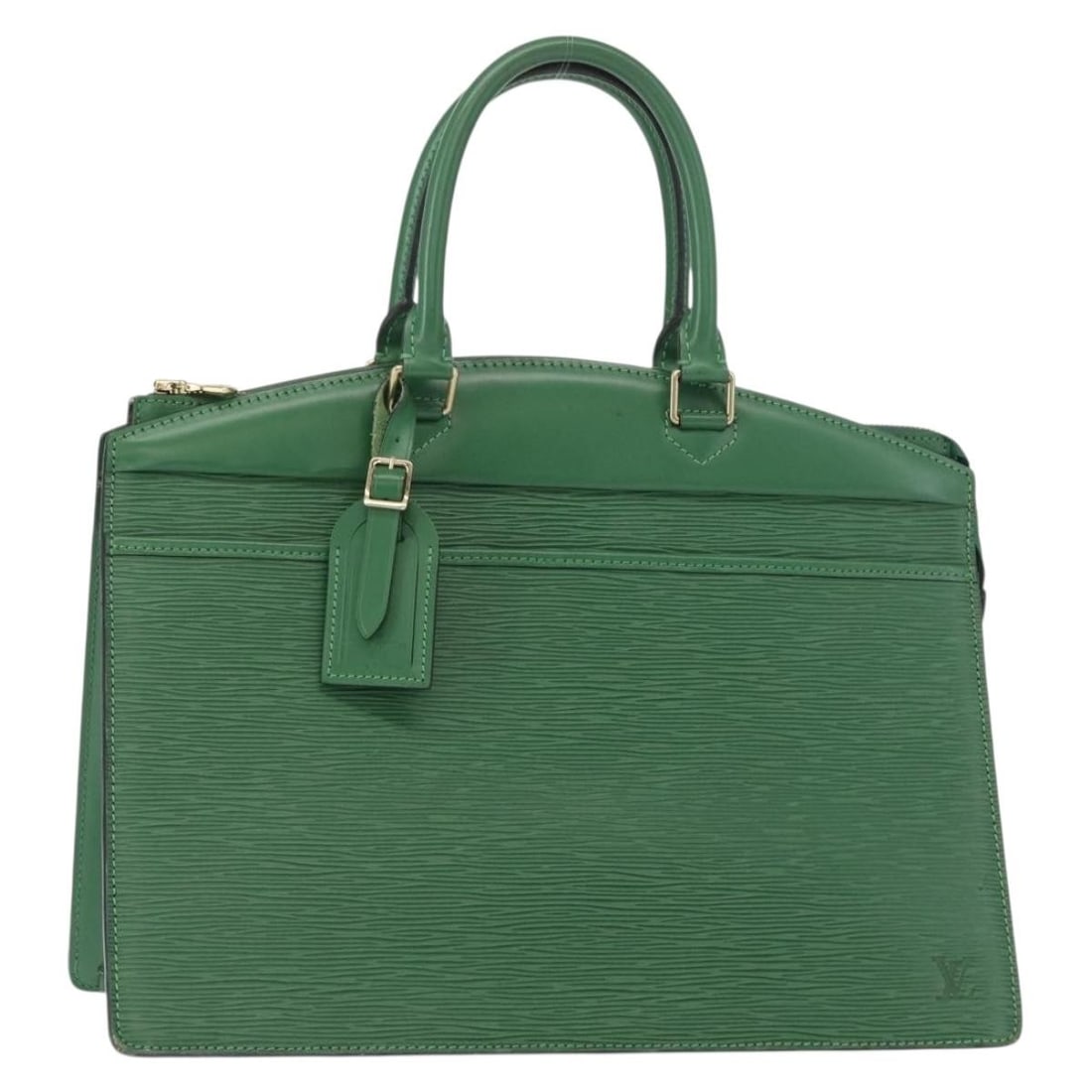LOUIS VUITTON Epi Riviera Green Hand Bag M48184 with Name Tag (1 of 18)