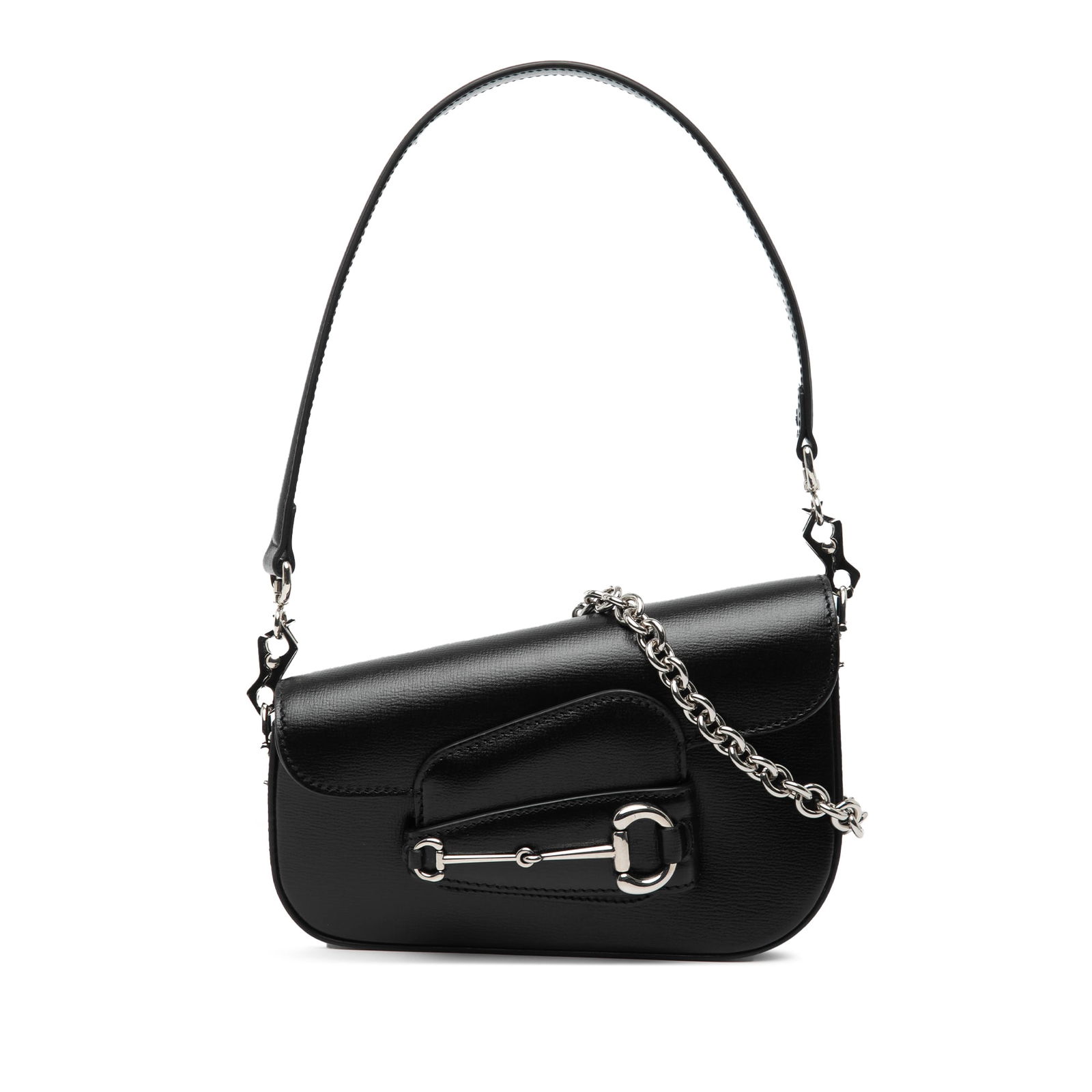 Gucci Mini Horsebit 1955 Brown Leather Satchel Bag (1 of 8)