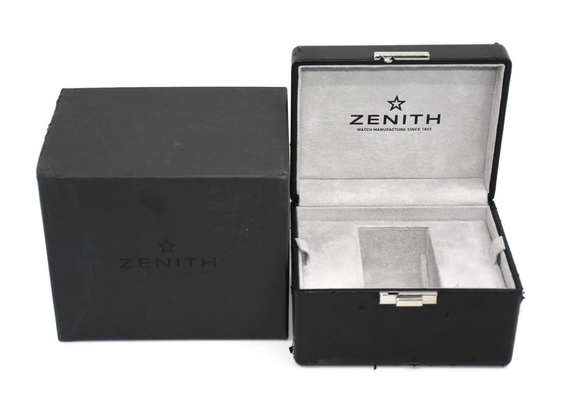 Zenith Authentic Presentation Watch Box 5x5x4 Inches (1 of 1)