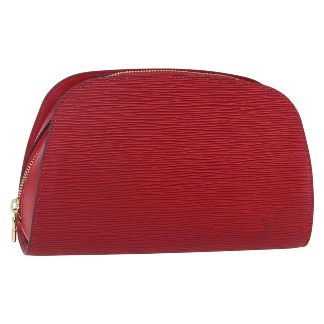 Louis Vuitton Epi Dauphine MM Pouch Red M48457 Made in France (1 of 18)