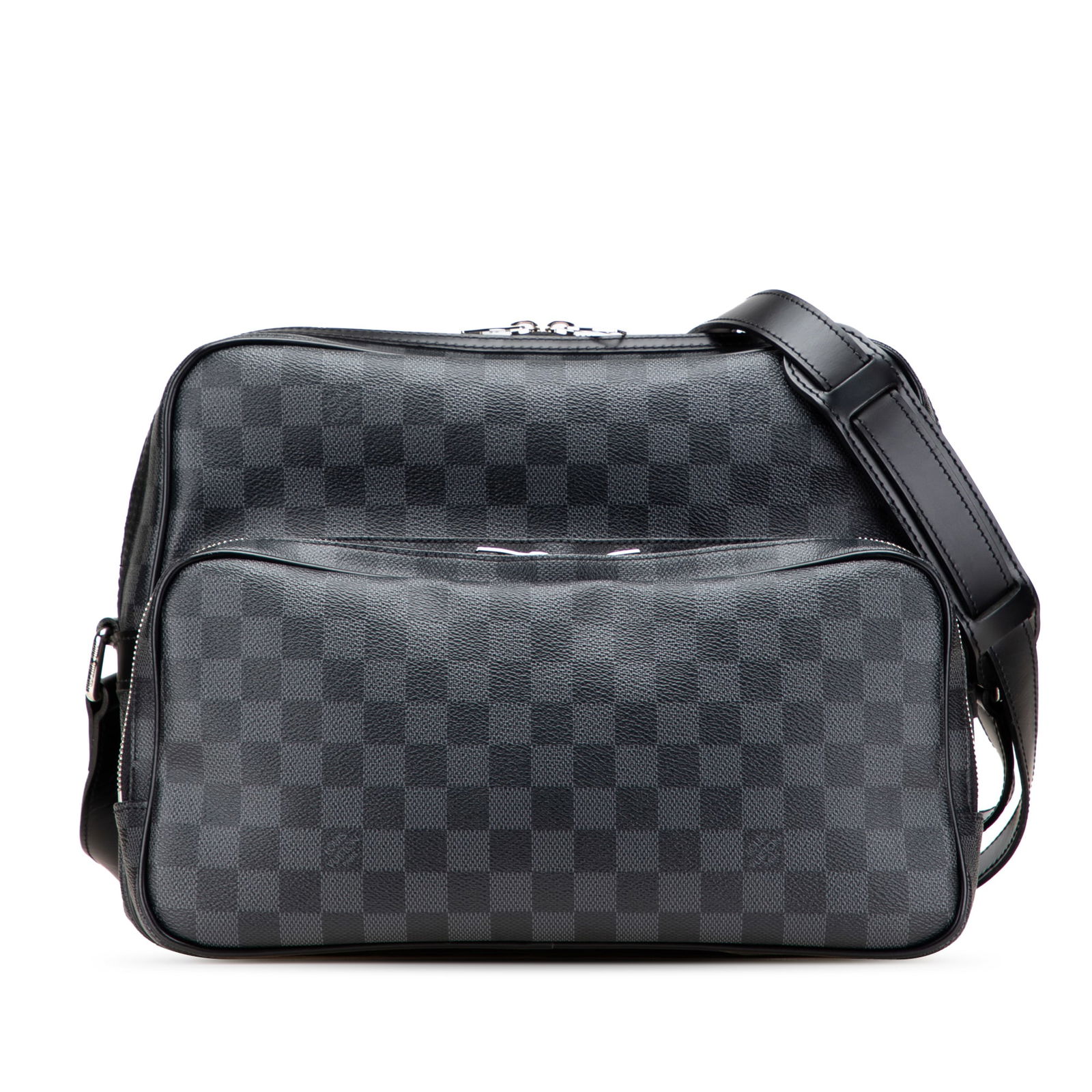 Louis Vuitton Damier Graphite Sac Leoh Black Canvas Bag (1 of 10)