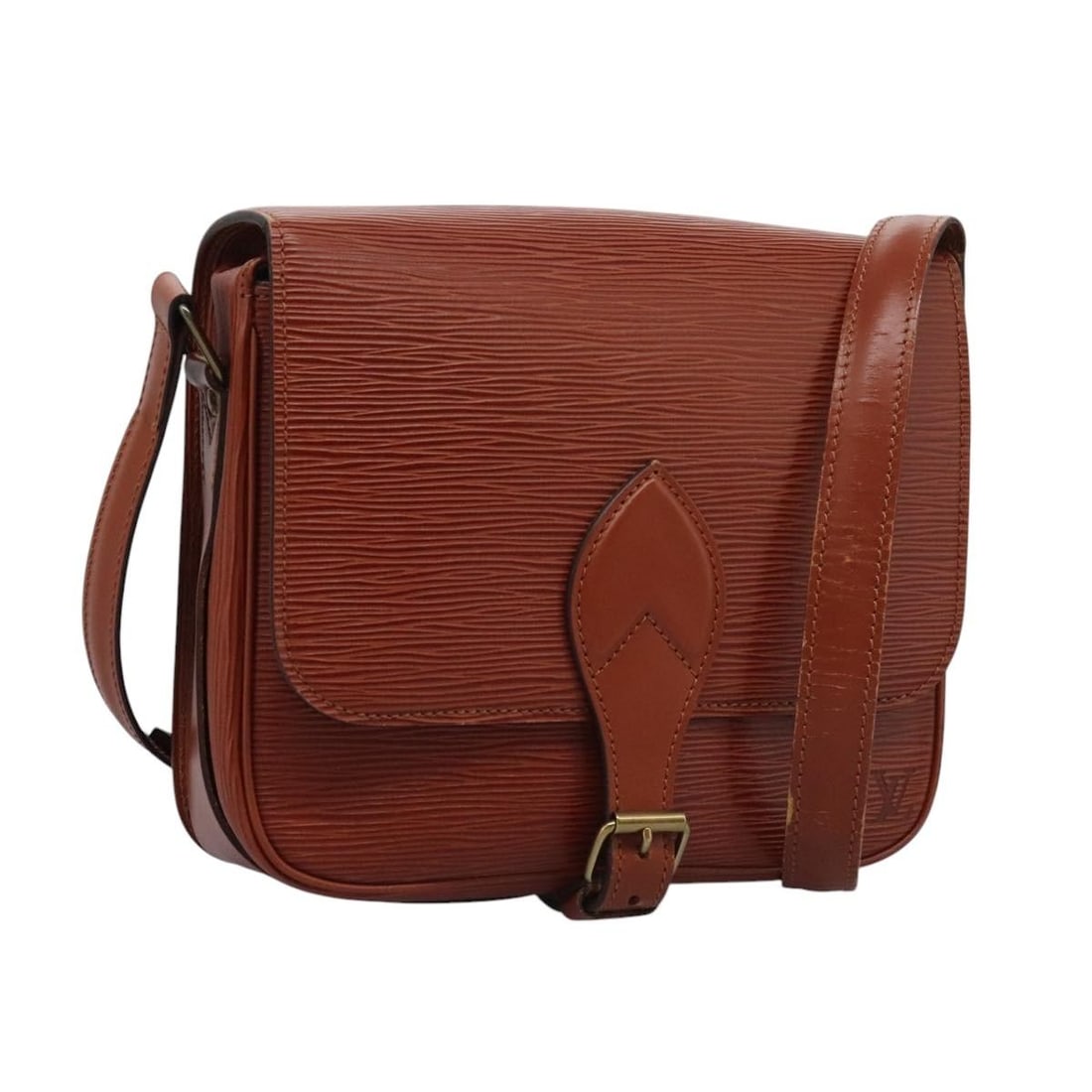 Cartouchiere Shoulder Bag in Brown by Louis Vuitton (1 of 1)