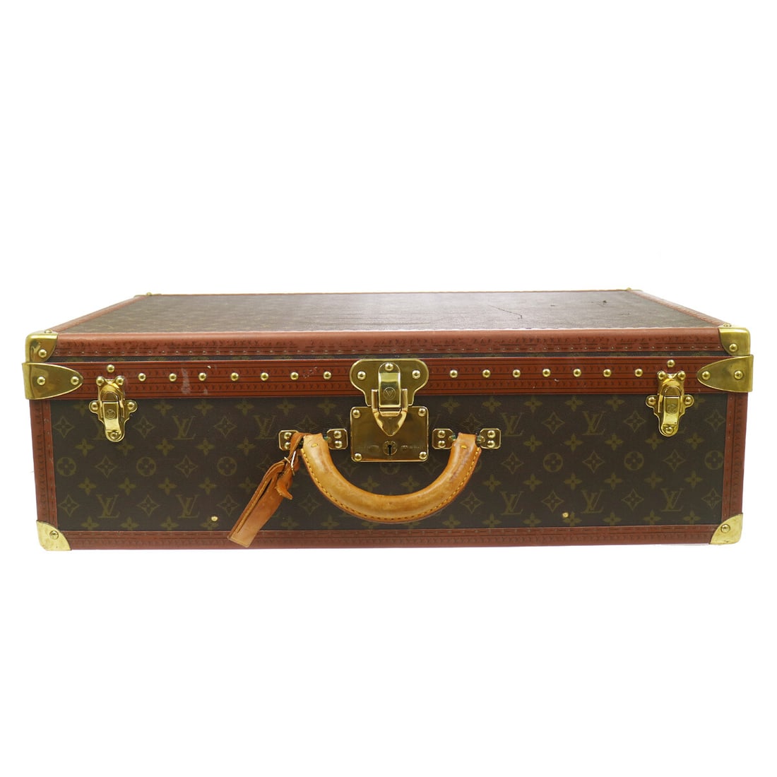 Louis Vuitton Alzer 70 Monogram Trunk Luggage Suitcase Brown (1 of 11)