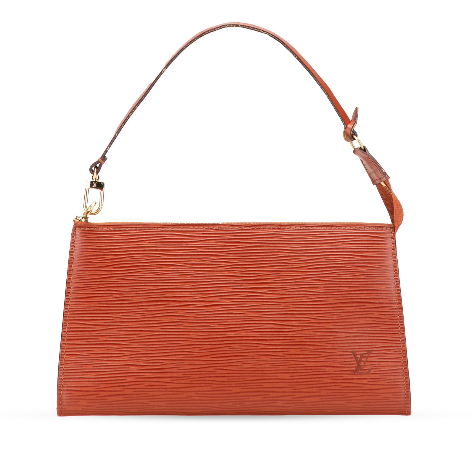 Louis Vuitton Epi Pochette Accessoires Brown Leather Bag (1 of 11)