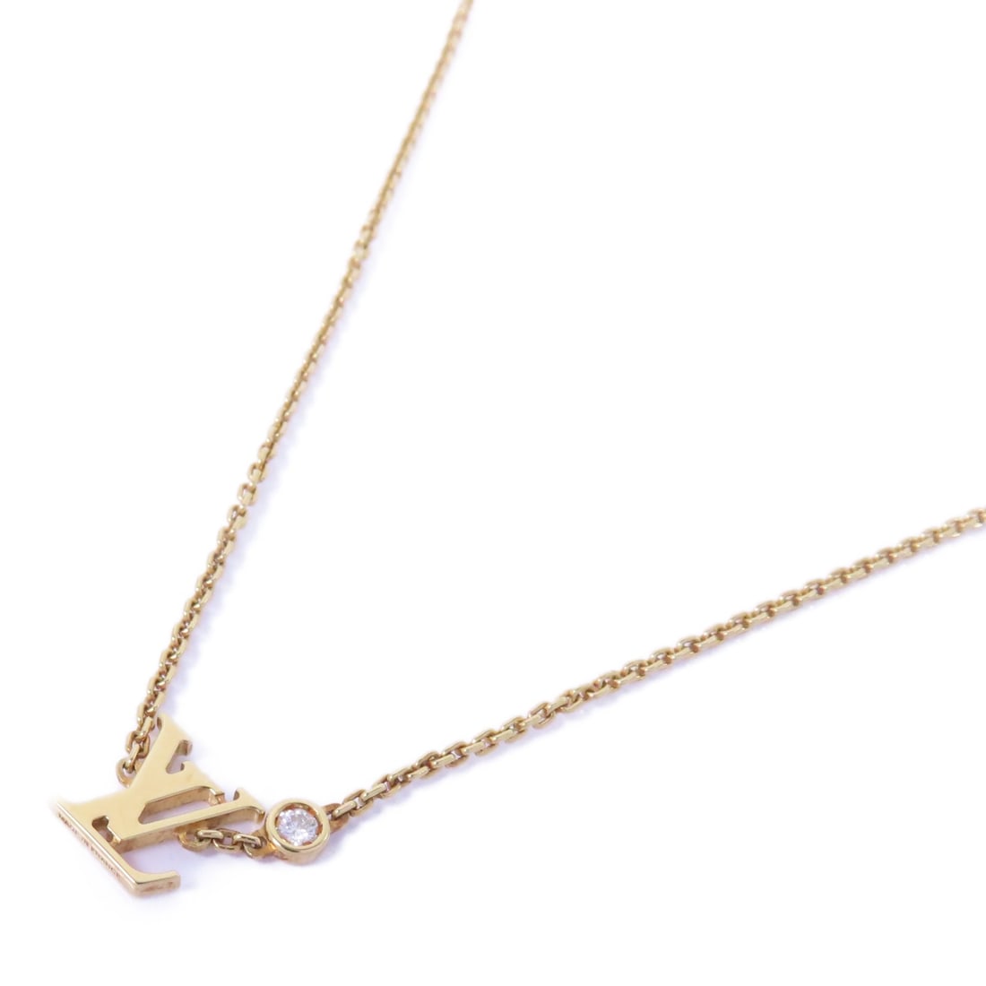 Louis Vuitton Lesydie Blossom Necklace 18K Yellow Gold Q93655: Louis Vuitton Lesydie Blossom Necklace 18K Yellow Gold Q93655 This Louis Vuitton Blossom necklace is crafted from 18K yellow gold and features a classic, elegant design. Made in France, it is presente