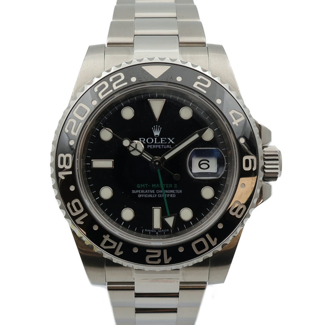 GMT Master II 116710LN Black Dial Automatic Stainless Steel Rolex Watch (1 of 17)