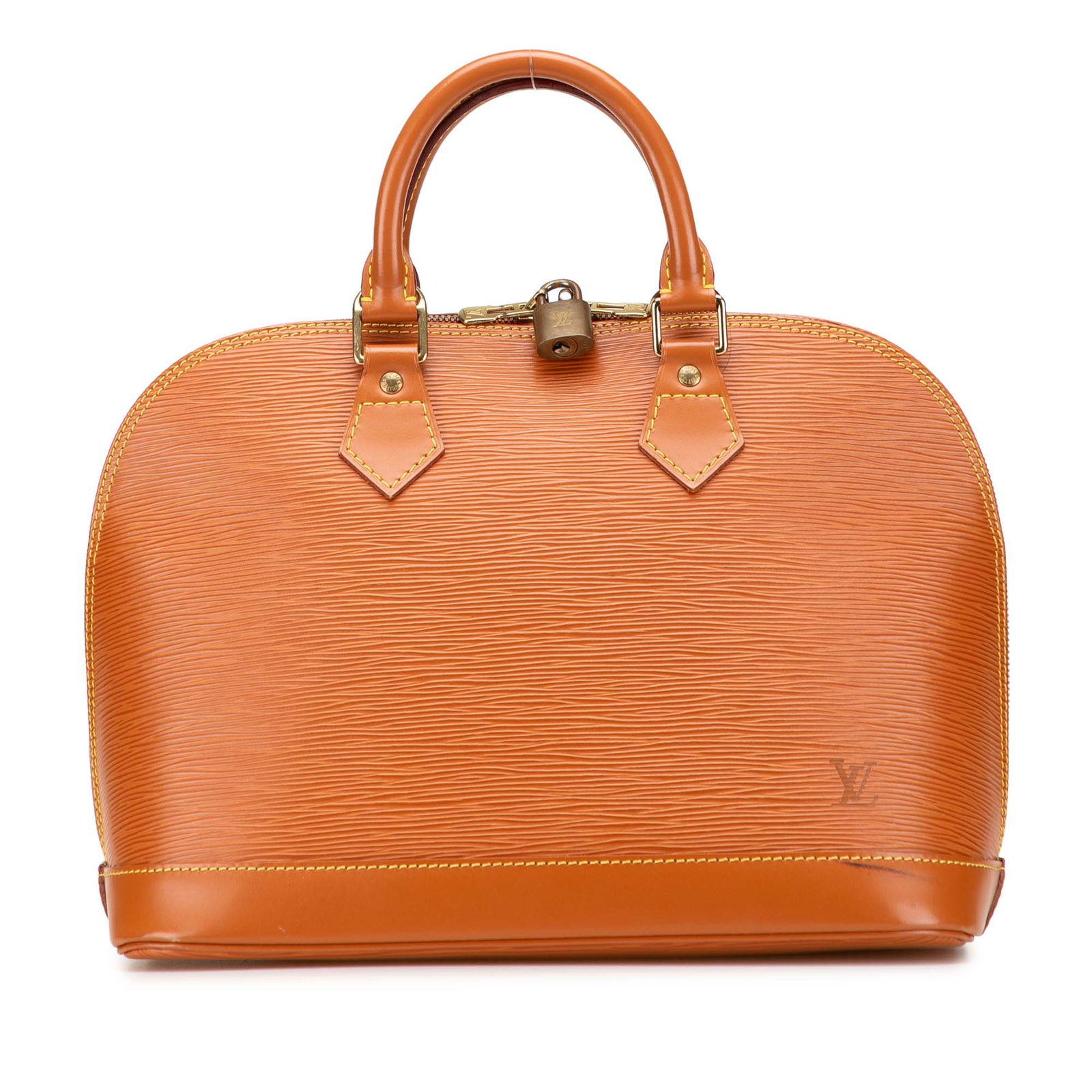 Louis Vuitton Epi Alma PM Brown Leather Handbag (1 of 10)