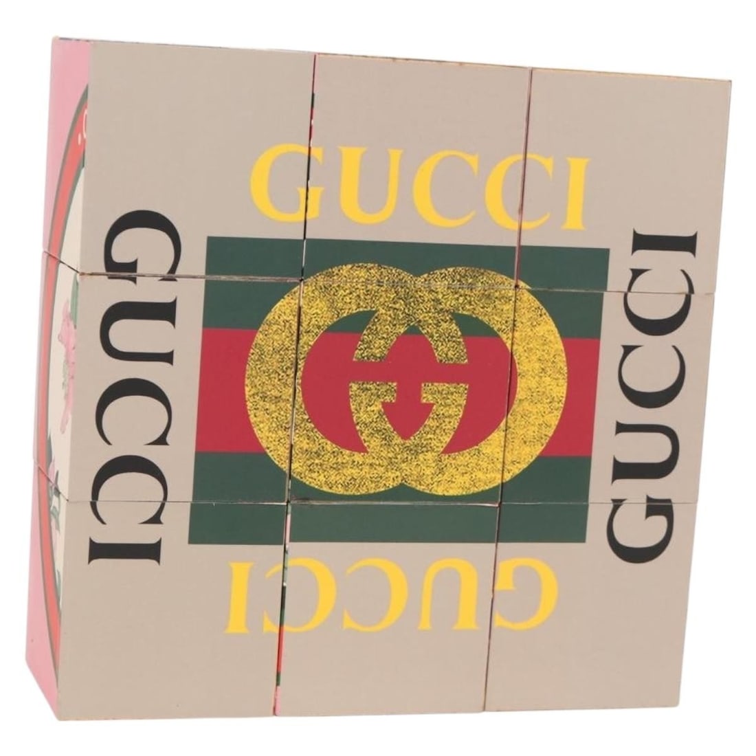 GUCCI Brown Monogram Canvas Dice Cube Game with Playing Cards (1 of 8)