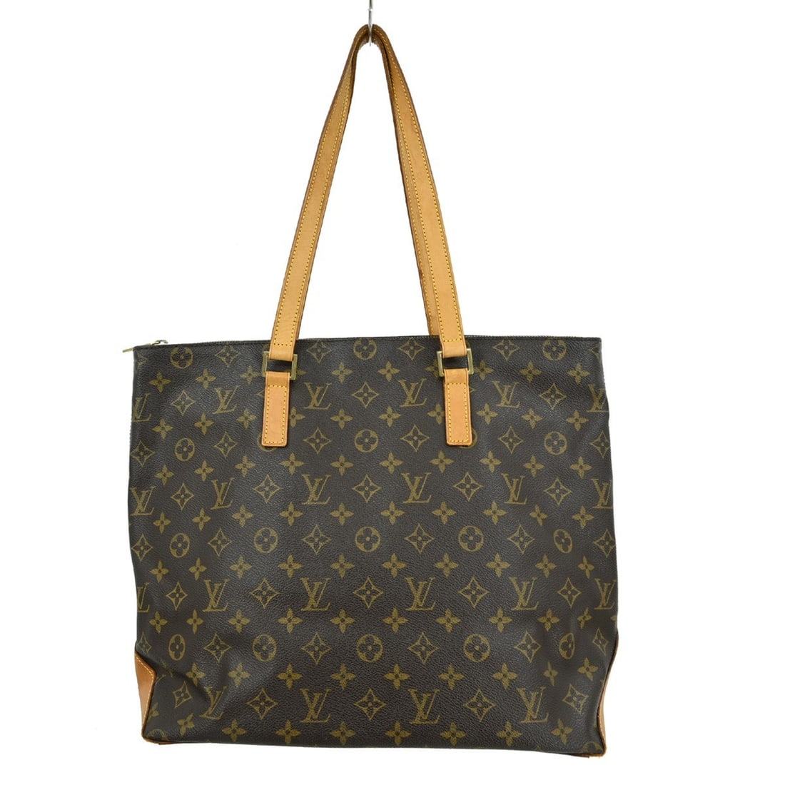 Louis Vuitton Cabas Mezzo Monogram Tote Bag Large Vintage: Louis Vuitton Cabas Mezzo Monogram Tote Bag Large Vintage This vintage Louis Vuitton Cabas Mezzo hand tote bag is a stylish and functional accessory for casual occasions. Crafted from brown monogram c