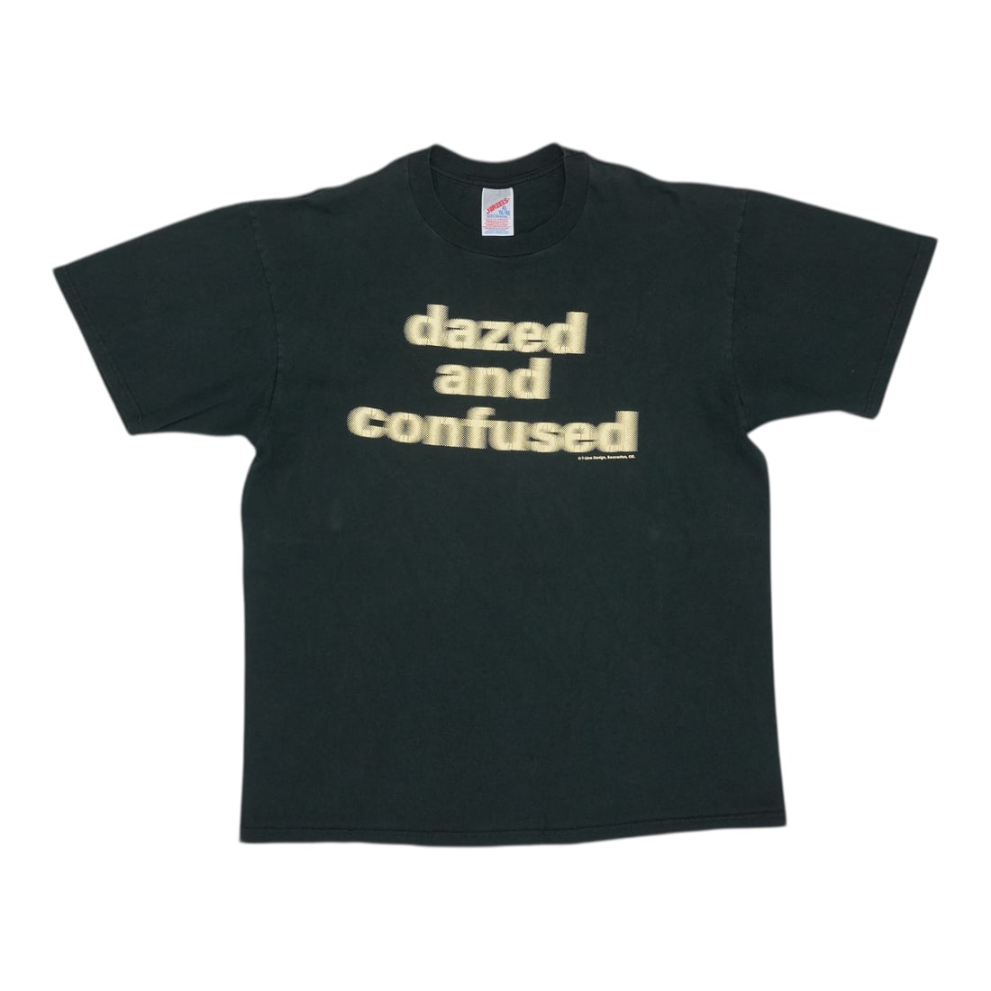 Vintage 1990s Black Dazed and Confused Shirt 100% Cotton XL: Vintage 1990s Black Dazed and Confused Shirt 100% Cotton XL Step back into the 1990s with this original vintage Dazed and Confused shirt. This authentic piece is a true vintage item, not a modern repr