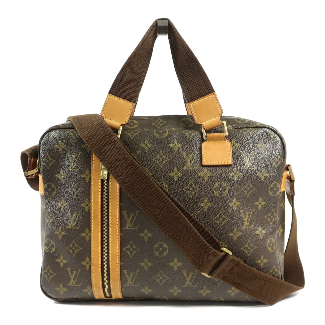 LOUIS VUITTON Sac Bosphore 2 Way Shoulder Bag M40043 Monogram Brown (1 of 18)