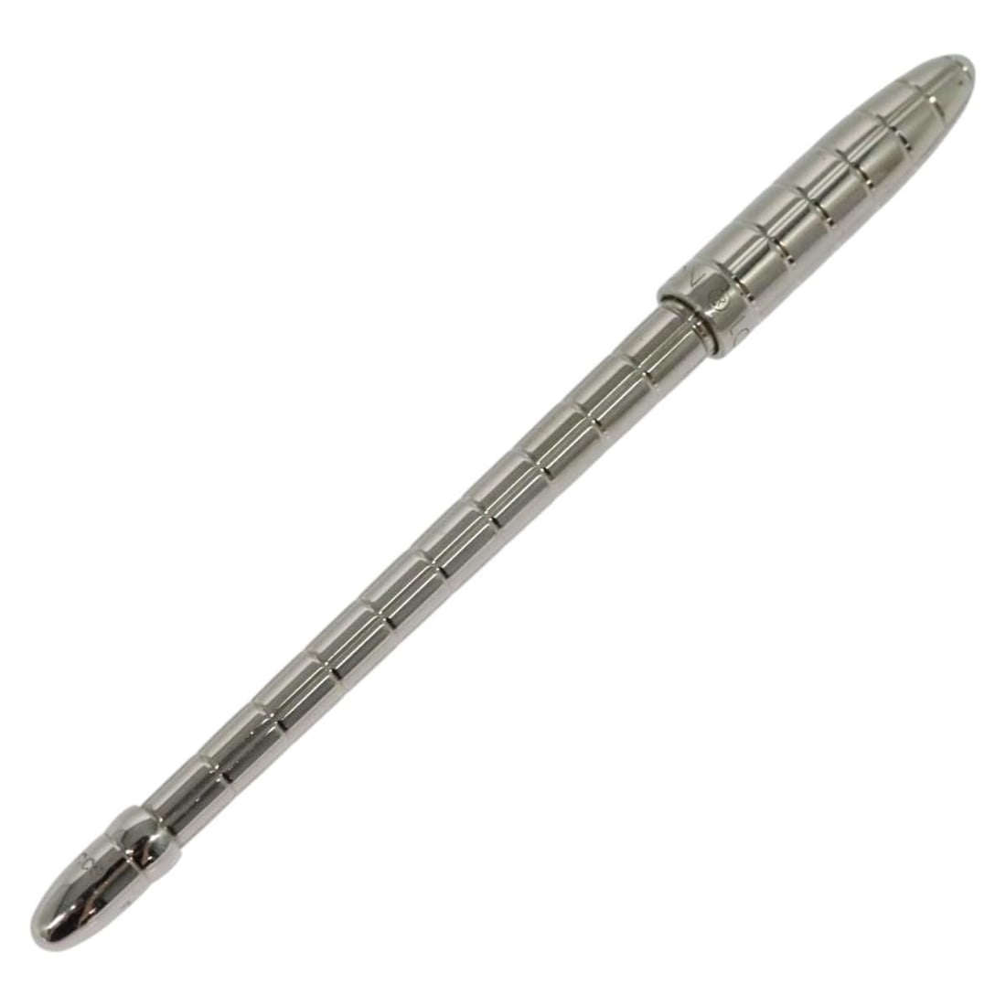 LOUIS VUITTON Silver Metal Ballpoint Pen Made in France (1 of 9)
