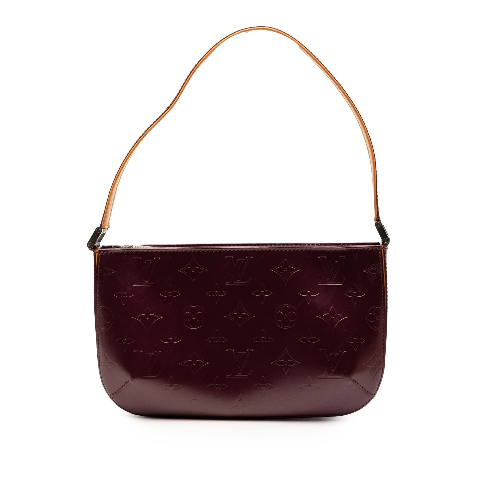 Louis Vuitton Monogram Mat Fowler purple leather shoulder bag: Louis Vuitton Monogram Mat Fowler purple leather shoulder bag This Louis Vuitton Monogram Mat Fowler bag features a distinctive monogram mat leather body in purple, complemented by a flat leather stra