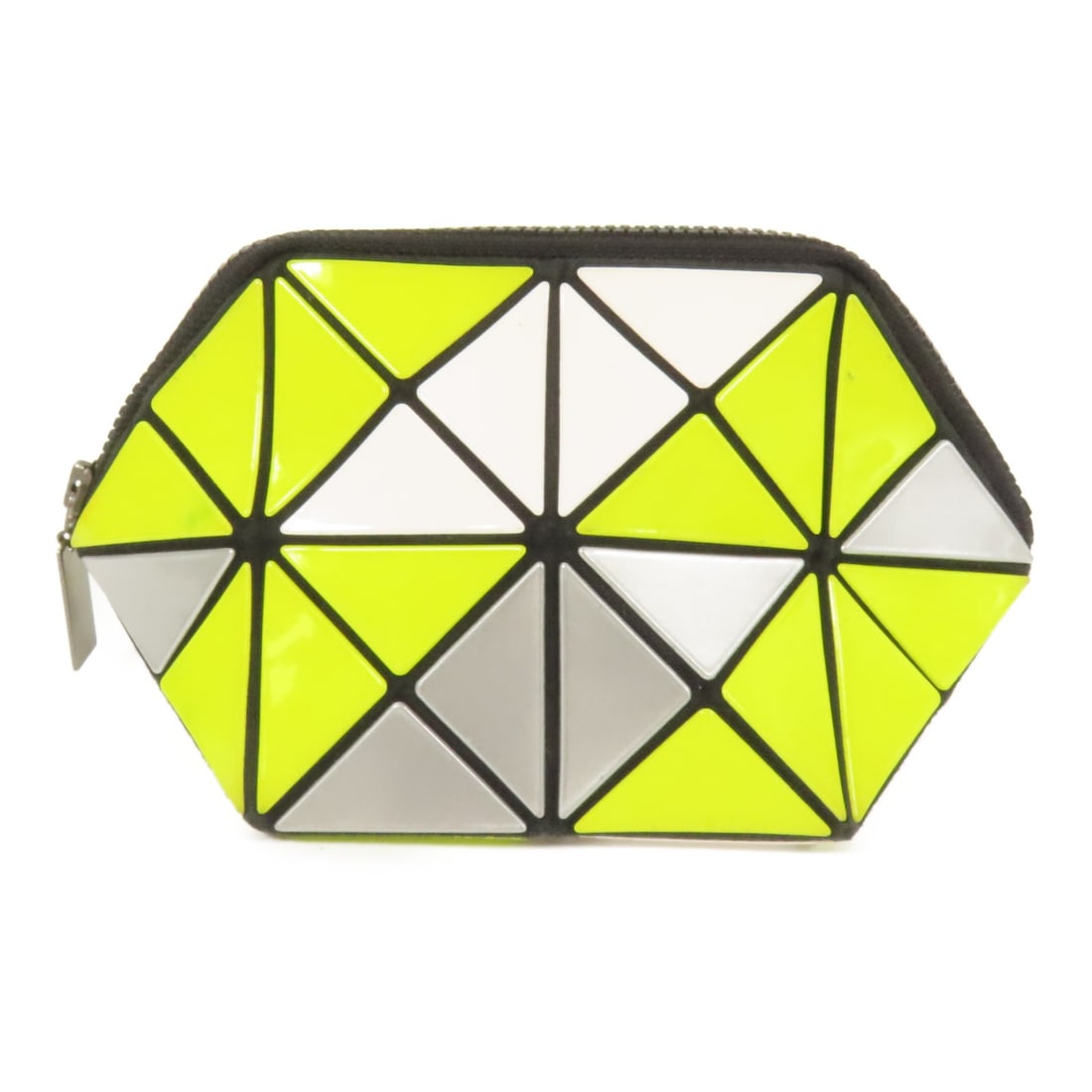 BAO BAO ISSEYMIYAKE Yellow PVC Clutch Pouch 4.3x8.7 (1 of 13)