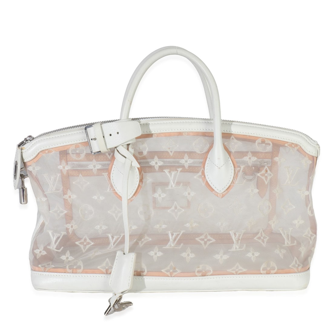 Louis Vuitton Lockit East West White Top Handle Handbag (1 of 9)