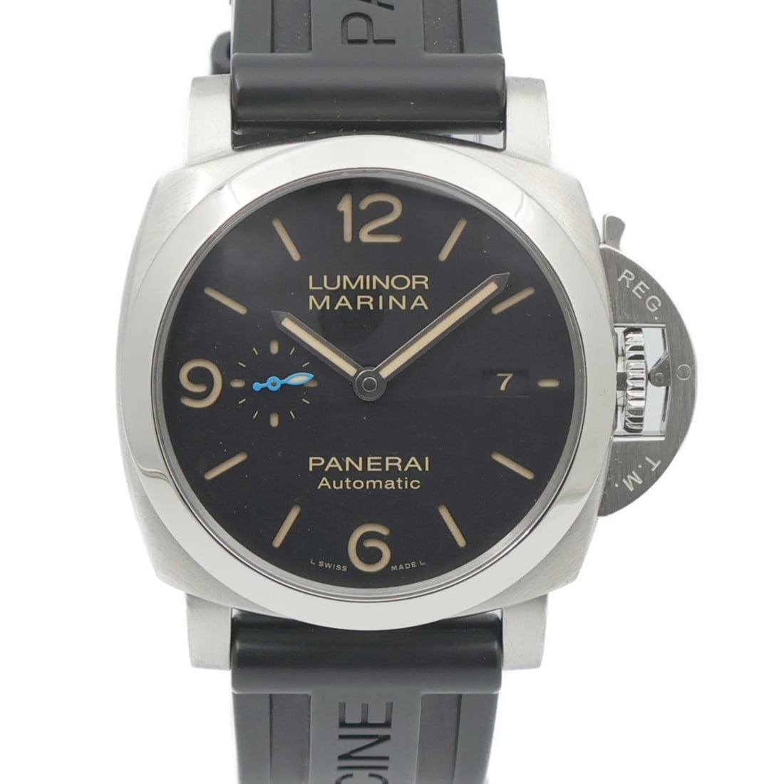 Panerai Luminor Marina 1950 PAM01312 Stainless Automatic Black Dial Watch: Panerai Luminor Marina 1950 PAM01312 Stainless Automatic Black Dial Watch This PANERAI Luminor Marina 1950 3 Days PAM01312 is a sophisticated automatic wristwatch crafted from stainless steel. It feat