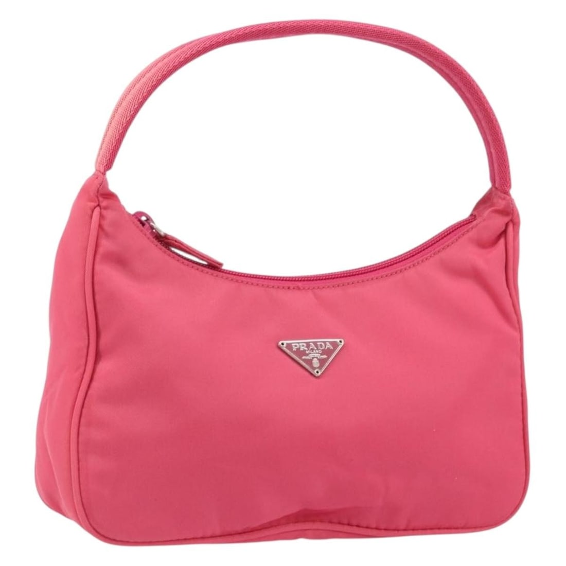 Pink Prada Nylon Pochette Shoulder Purse (1 of 1)