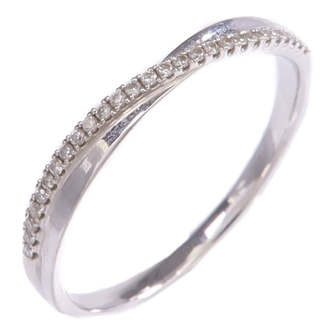 Diamond Ring in 18K White Gold Size 5.5 by JEWELRY (1 of 8)