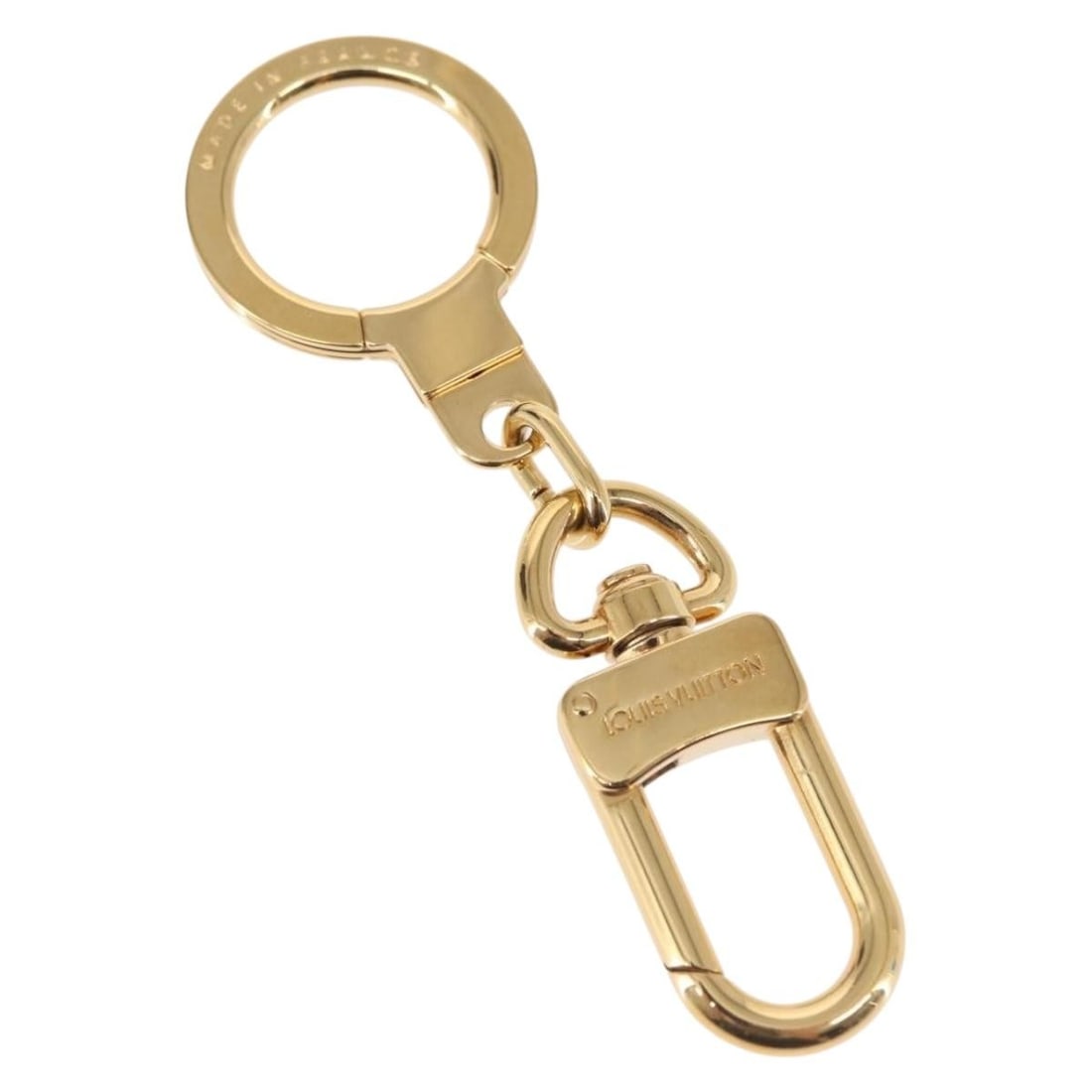 LOUIS VUITTON Anneau Cles Gold Tone Key Holder M62694 Made in France (1 of 9)