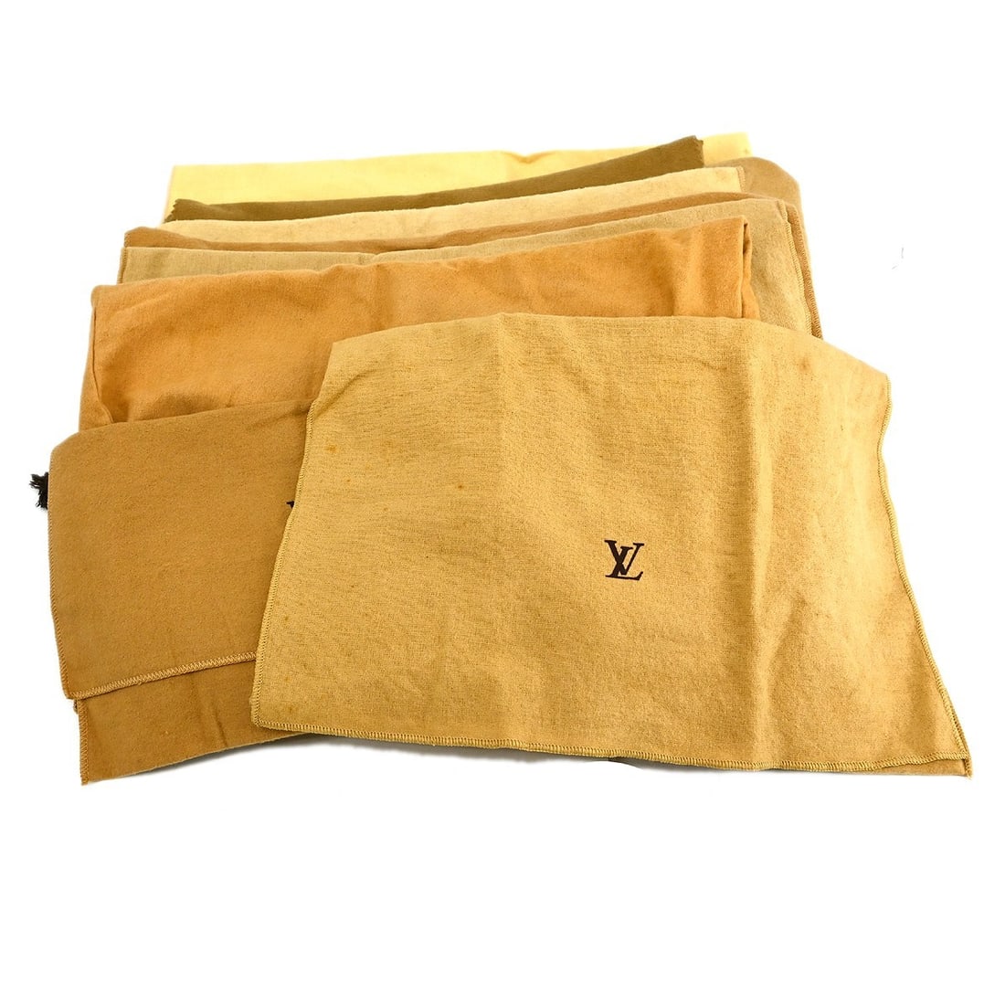 Louis Vuitton Authentic Cotton Dust Bag Set of 10 Brown Beige: Louis Vuitton Authentic Cotton Dust Bag Set of 10 Brown Beige This set of 10 authentic Louis Vuitton dust bags is crafted from 100% cotton, providing a soft and protective storage option for your luxu
