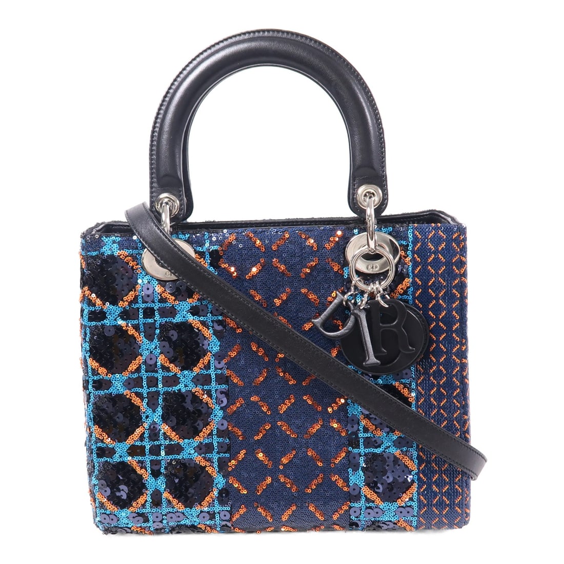 Christian Dior Multicolor SHW Lady Dior 2way Shoulder Bag Lambskin (1 of 17)