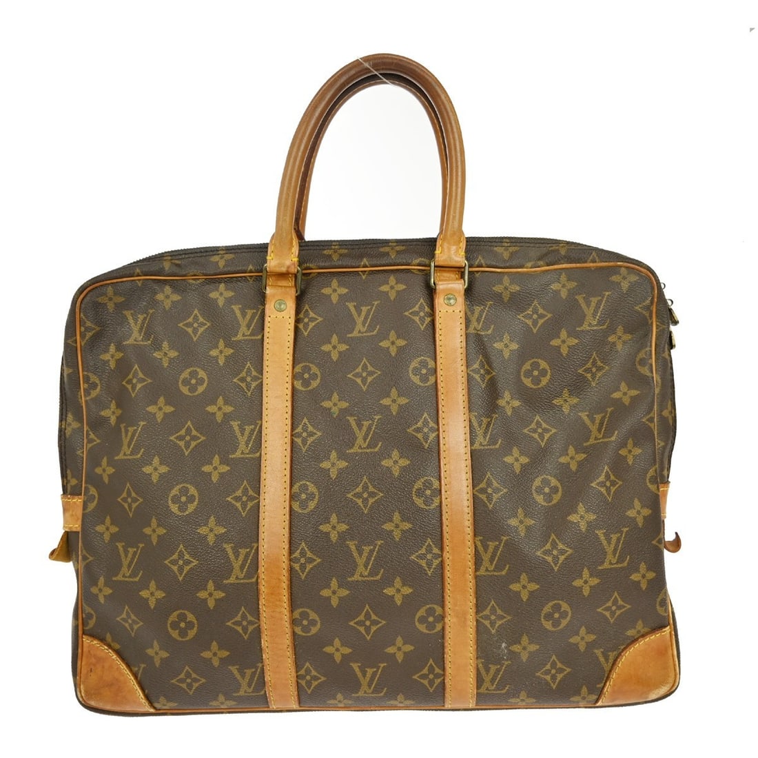 Louis Vuitton Porte-Documents Voyage Handbag M53361 Monogram Brown (1 of 9)