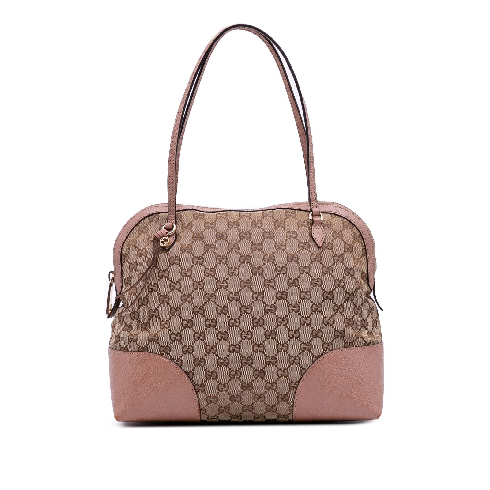 Gucci Medium GG Canvas Bree Dome Tote Bag Italy (1 of 12)