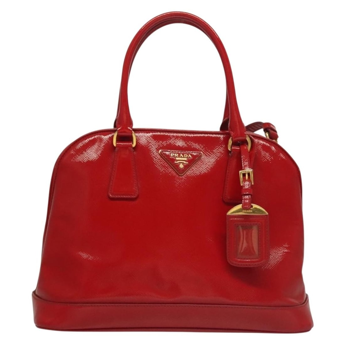 Red Promenade Style Handbag by Prada (1 of 2)